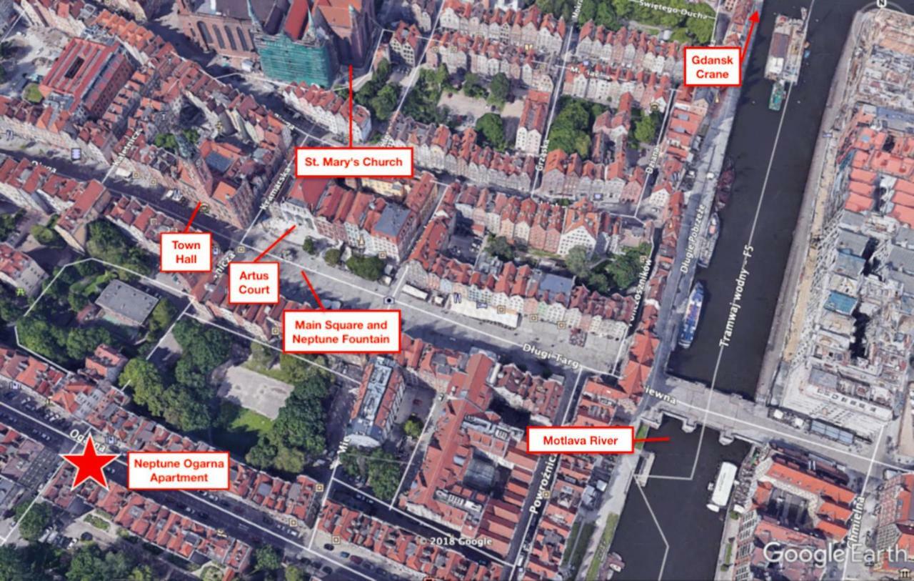 Old Town Super Apartment Ogarna Gdansk Dış mekan fotoğraf